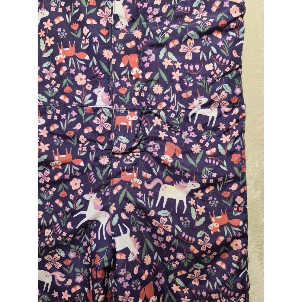 New Children's Place Overall, Toddler Girl Size 3T Print Snowsuit,‎ snow bib - Picture 6 of 9